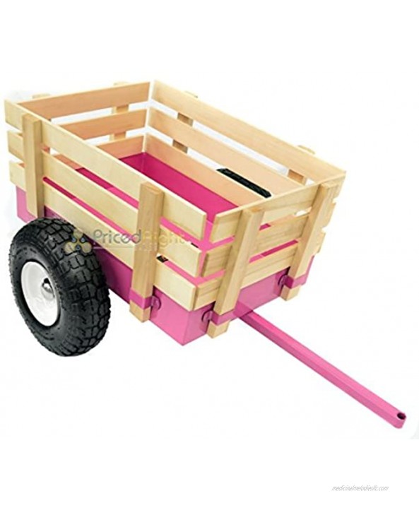 All Terrain Tricycle with Wagon Pink #CART-042P