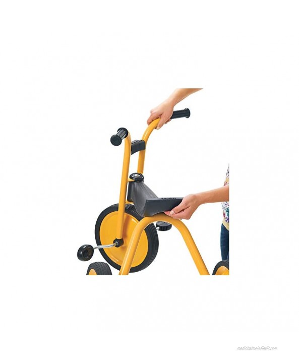 Angeles MyRider Midi Trike Bike Yellow – Perfect for Beginning Riders Ages 3+ Encourages Active Play Supports Up to 70lbs. Durable Design Built-In Safety Features Comfortable Ride Solid Tires