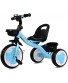 Kids Tricycles ,Kids Trikes with Front and Rear Basket 3 Wheel Kids Trike for Toddlers and Kids Over 18 Months-3 Years Old Blue