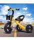 LIYANSHENGDQ Kids' Tricycles Kids Tricycle High Carbon Steel Frame with Rubber Tyres Children 3 Wheel Pedal Bike for 2-5 Years Kids and Toddlers 85-110 cm,Yellow
