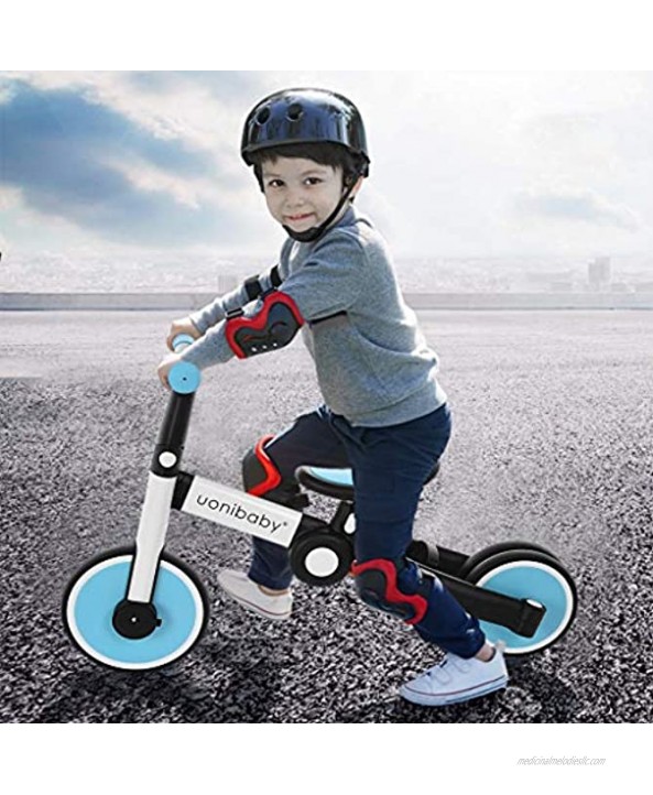 Micozy 5 in 1 Kids Tricycles for 1-3 Years Old Kids Trike 3 Wheel Toddler Bike Boys Girls Trikes for Toddler Tricycles Baby Bike Trike 3 Wheel Convert 2 Wheel Toddler Bike with Pushers