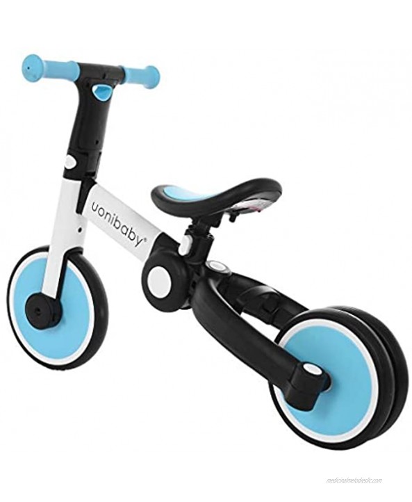 Micozy 5 in 1 Kids Tricycles for 1-3 Years Old Kids Trike 3 Wheel Toddler Bike Boys Girls Trikes for Toddler Tricycles Baby Bike Trike 3 Wheel Convert 2 Wheel Toddler Bike with Pushers