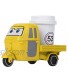 Mothinessto Tricycle Toy Alloy Pull-Back Vehicle Toy for Gift for CollectionTricycle with Cup Yellow