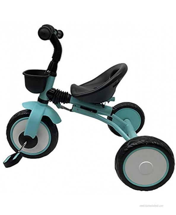 Nadle Blue Kids Trike for 3 Years Old 10-inch Wheels