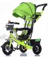 NUBAO Stroller Wagon Baby Trike Foldable,3 Wheel Push Maximum 4 in 1 Childrens Folding Tricycle for 6 Months to 5 Years Weight 30 kg Color : Green Over 1 Year Old Girl Gifts