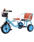 NUBAO Stroller Wagon Children's Tandem Bike Tricycle Solid Tires Storage Basket Built-in Safety Features Kids Multifunction Trike Perfect Two Children Ages 1-6 Years Old Over 1 Year Old Girl Gifts