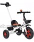NUBAO Stroller Wagon Kids Pedal Tricycle,Baby Trolley Children's Tricycle Male and Female Baby Lightweight Bicycle Child Toy Stroller Multi-Functional Color : White Over 1 Year Old Girl Gifts