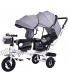 NUBAO Stroller Wagon Tricycle Trike Baby Stroller Twin Tricycle Children's Double Seat Bicycle Stroller 6 Months ~ 6 Years Baby Car Over 1 Year Old Girl Gifts