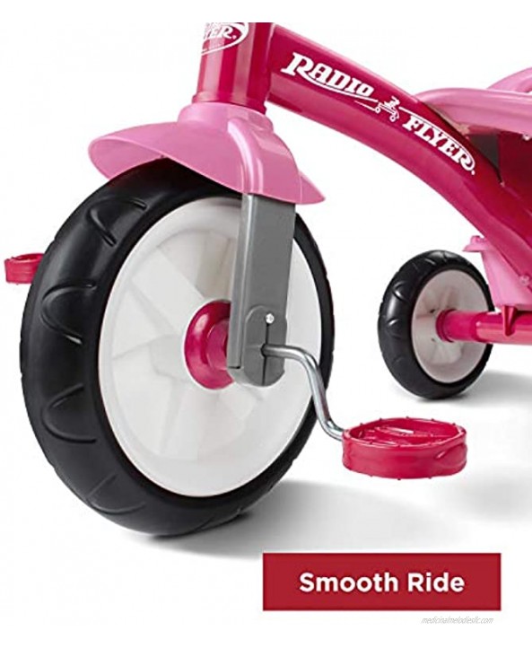 Radio Flyer Pink Rider Trike outdoor toddler tricycle ages 3-5 Exclusive