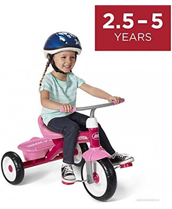 Radio Flyer Pink Rider Trike outdoor toddler tricycle ages 3-5 Exclusive