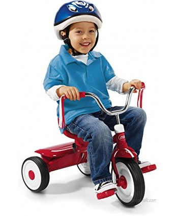 Radio Flyer Ready-To-Ride Folding Tricycle Red Controlled turning radius