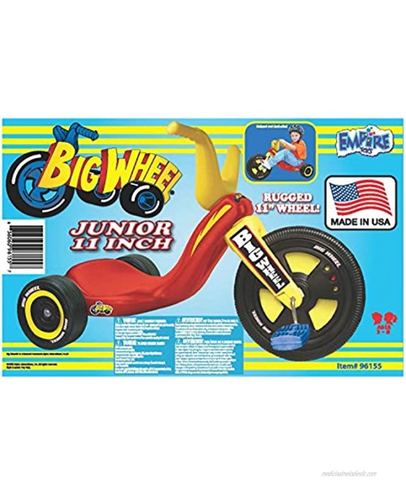 The Original Big Wheel Junior Tricycle Mid-Size Boys 11 Ride-On