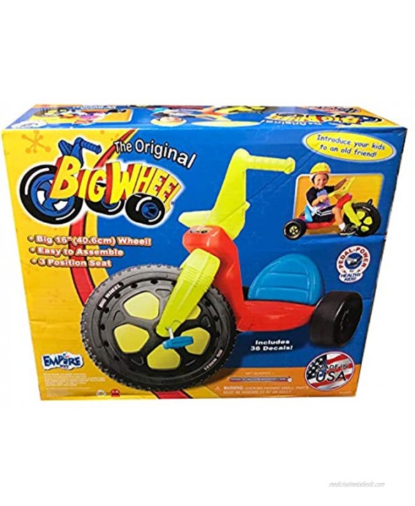 The Original Classic Big Wheel 16 Inch Tricycle Made in USA!