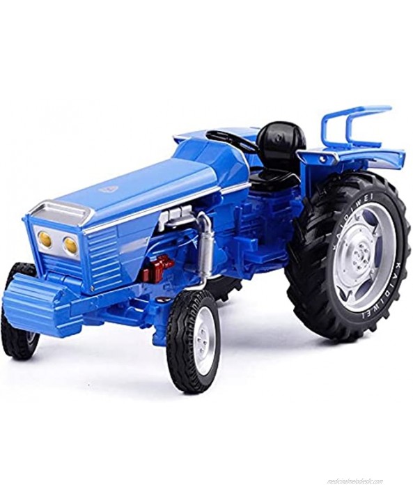Nuoyazou Anti-Fall Children's Toy Car Alloy Tractor Toy 2 Colors Optional Metal Sliding Forward Farm Tractor Model Ornaments