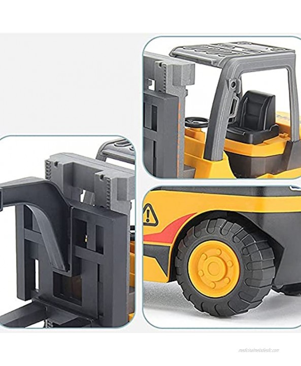 Nuoyazou Inertia Pour Enfants Avertissement Voyage Toy Simulation Chanconnier Camion Forklift Toy Favor Crane Modèle 3-6 ans Cadeau de Voiture Pour garçon