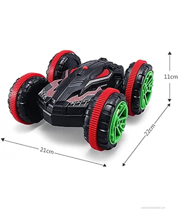 Nuoyazou Model Remote Control Car Charging Electric Rotate Water Land Amphibian Waterproof Wireless Rainproof 2.4Ghz RC Car Off-Road Boy Child Engineering Toy Car Gift for Kids 3+