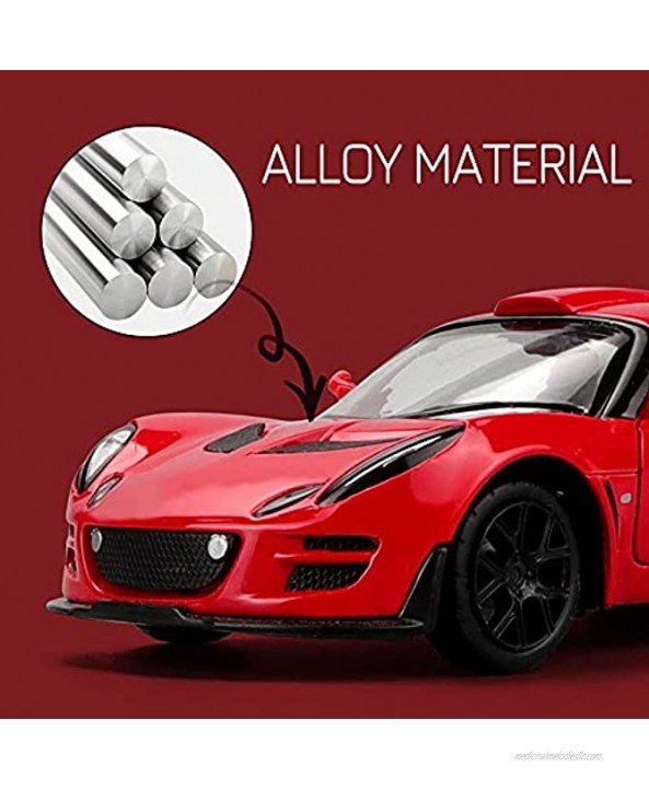 Nuoyazou Model The Door Can Be Opened Back to The Alloy Material Sports Car Force Boy Toy Car Children's Metal Shatter-Resistant Toy Car