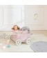 Olivia's Little World Polka Dots Folding Princess Baby Doll Wagon Stuffed Animal Toy Storage Wagon Pink Polka Dots