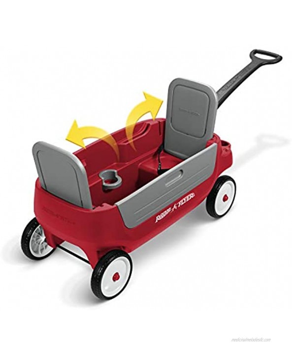 Radio Flyer Grandstand 3-in-1 Wagon Red