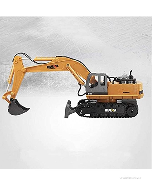 RENFEIYUAN 1 16 Remote Control Engineering Vehicle Excavator Bulldozer Truck with Light and Music Electric Toy Car Children's Birthday Christmas Toy Gift excavators Toys