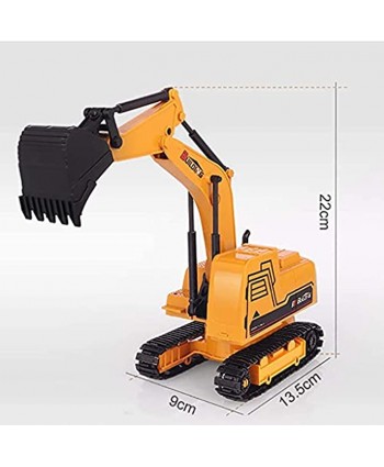 RENFEIYUAN Truck for Kids Excavator for Boys Ages 8 Remote Control Excavator Digger Tractor Toy with 1:24 Scale Construction Excavator Toys for Boys Girls excavators Toys